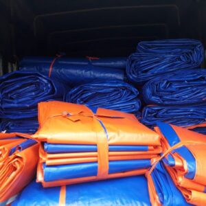 Bạt nhựa xanh cam